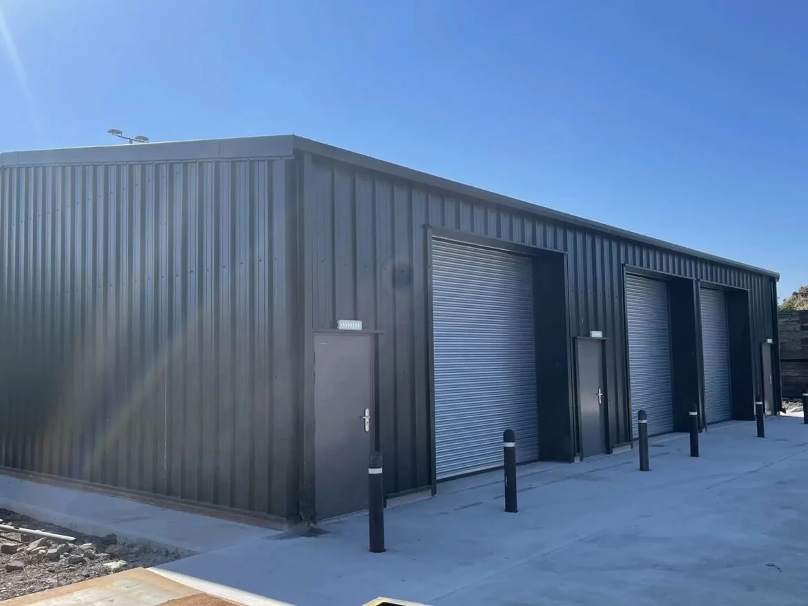 one of the cold rolled steel buildings built by Hamilton Steel