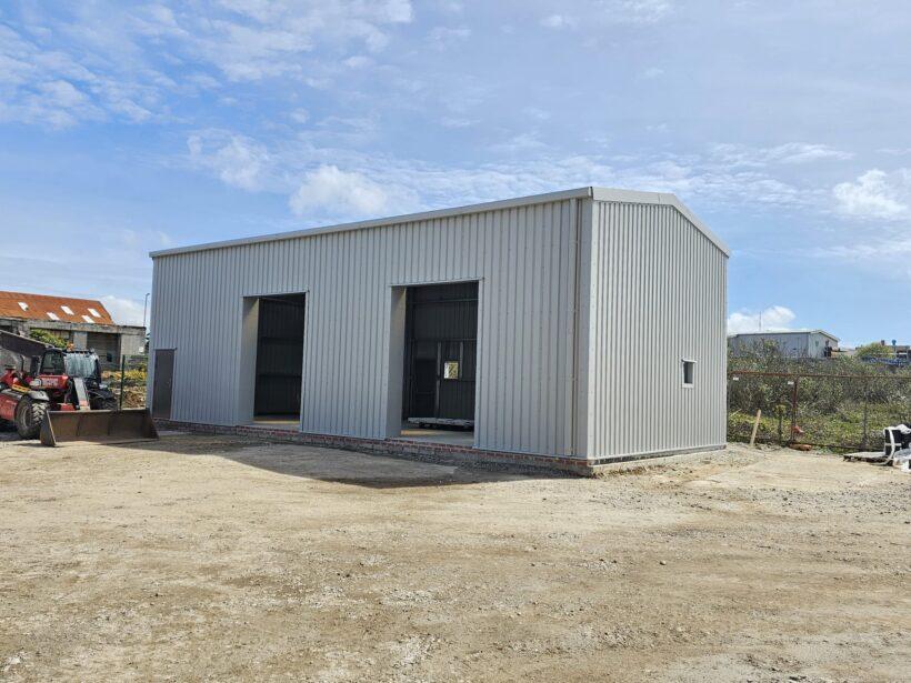 cold rolled steel building completed