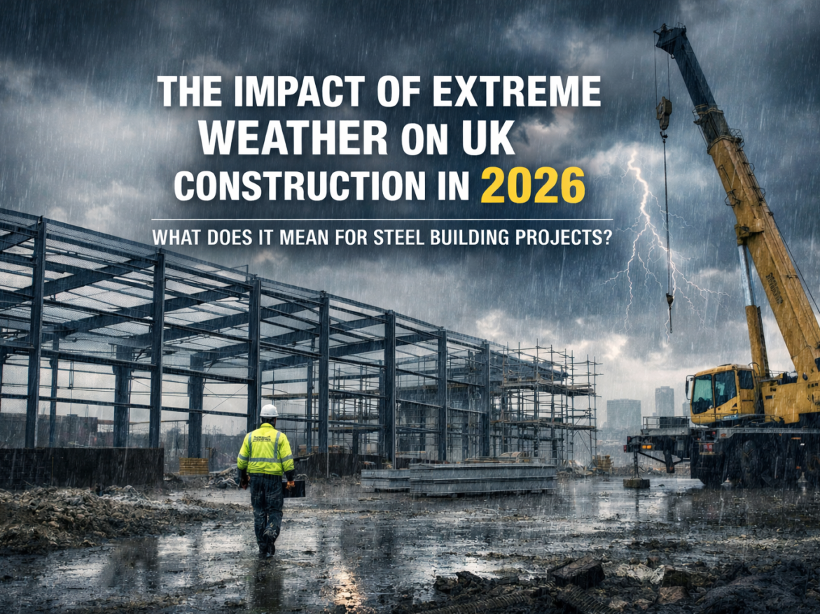 The Impact of Extreme Weather on UK Construction in 2026 – What It Means for Steel Building Projects