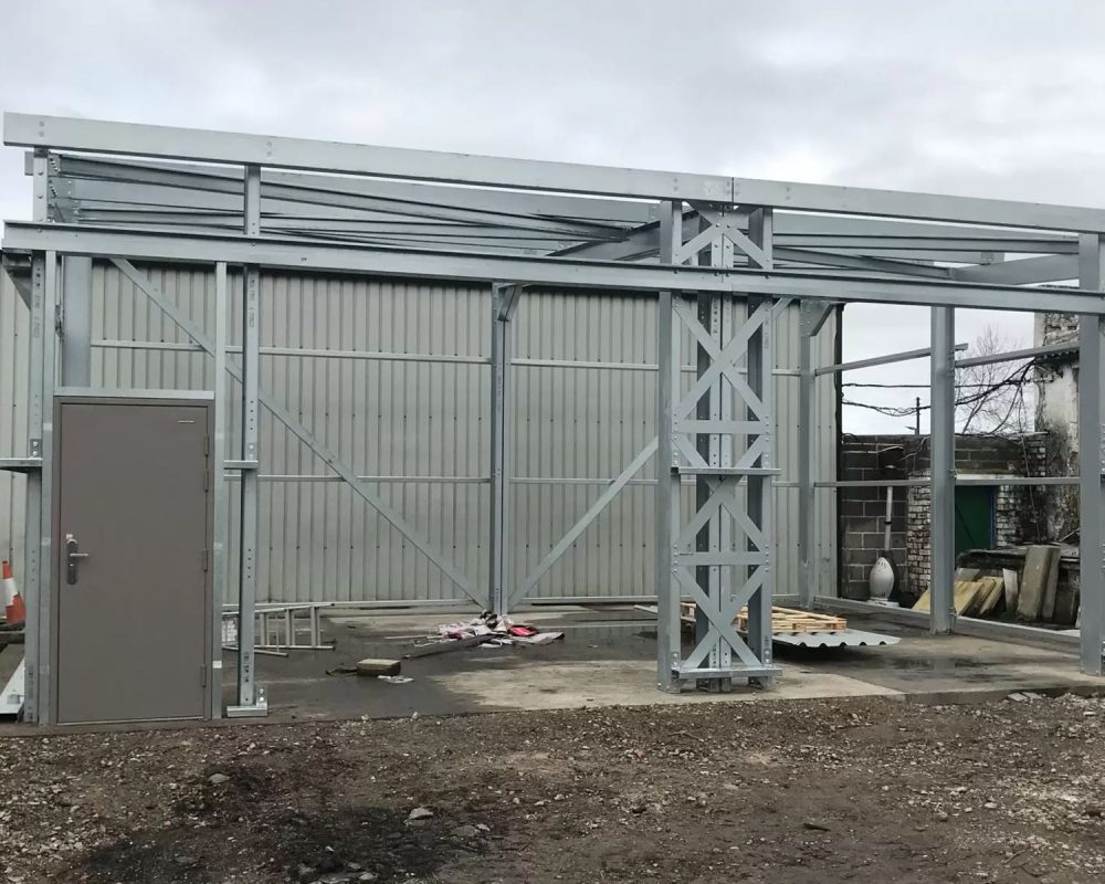 Cold rolled mono-pitch steel frame
