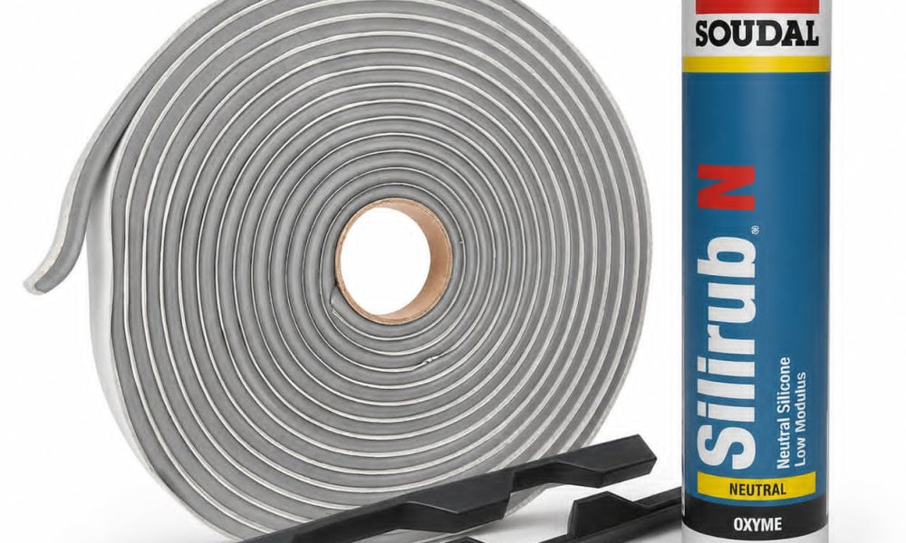 Foam roof fillers, eaves filler strips and Soudal silicone sealant for steel cladding